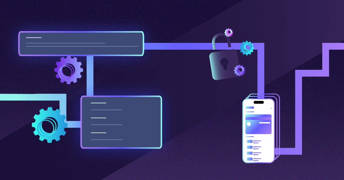 An image showing a backend and authentication resulting in a user wallet
