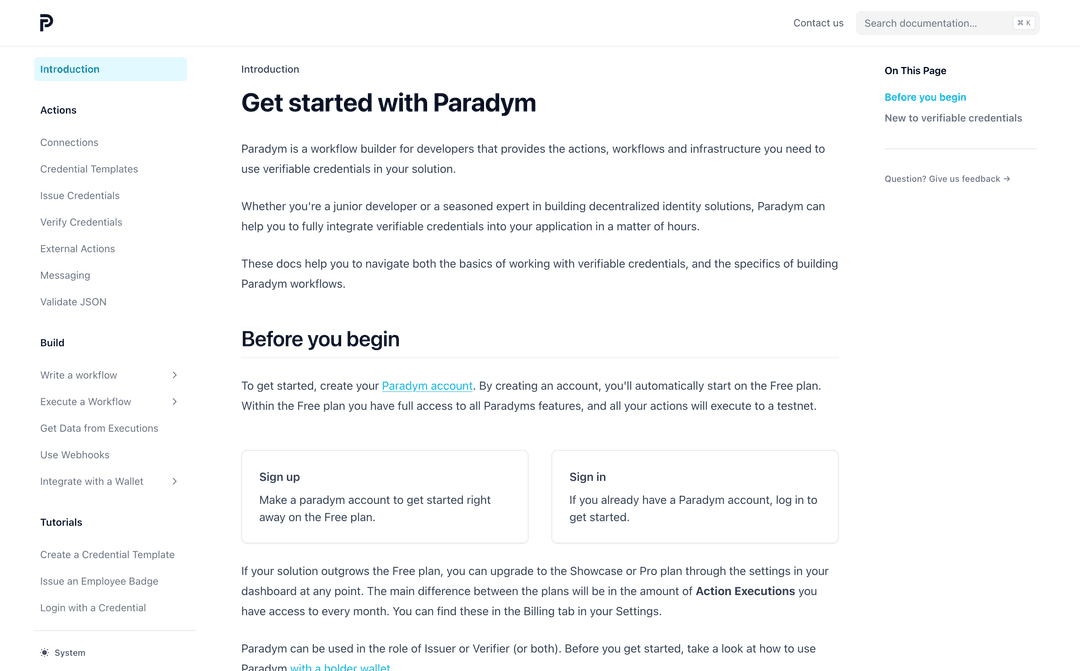 An image displaying the new documentation structure.
