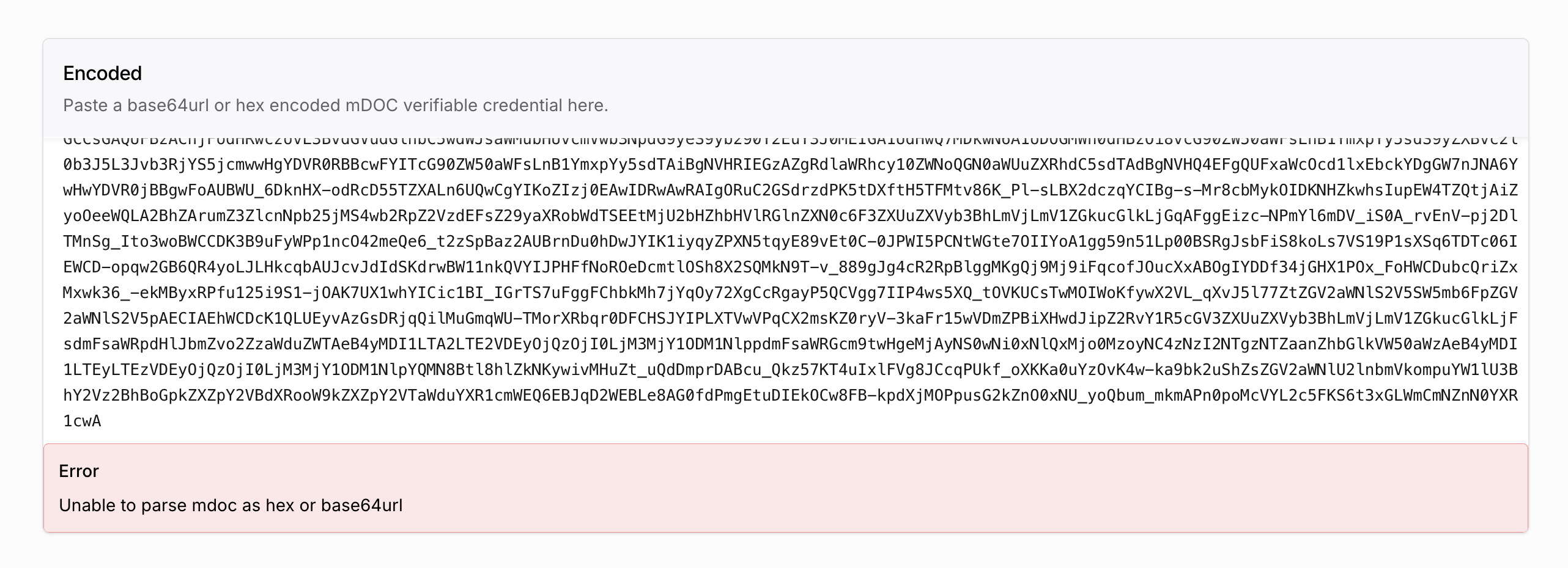 An image displaying the new error information in the mdoc debugger